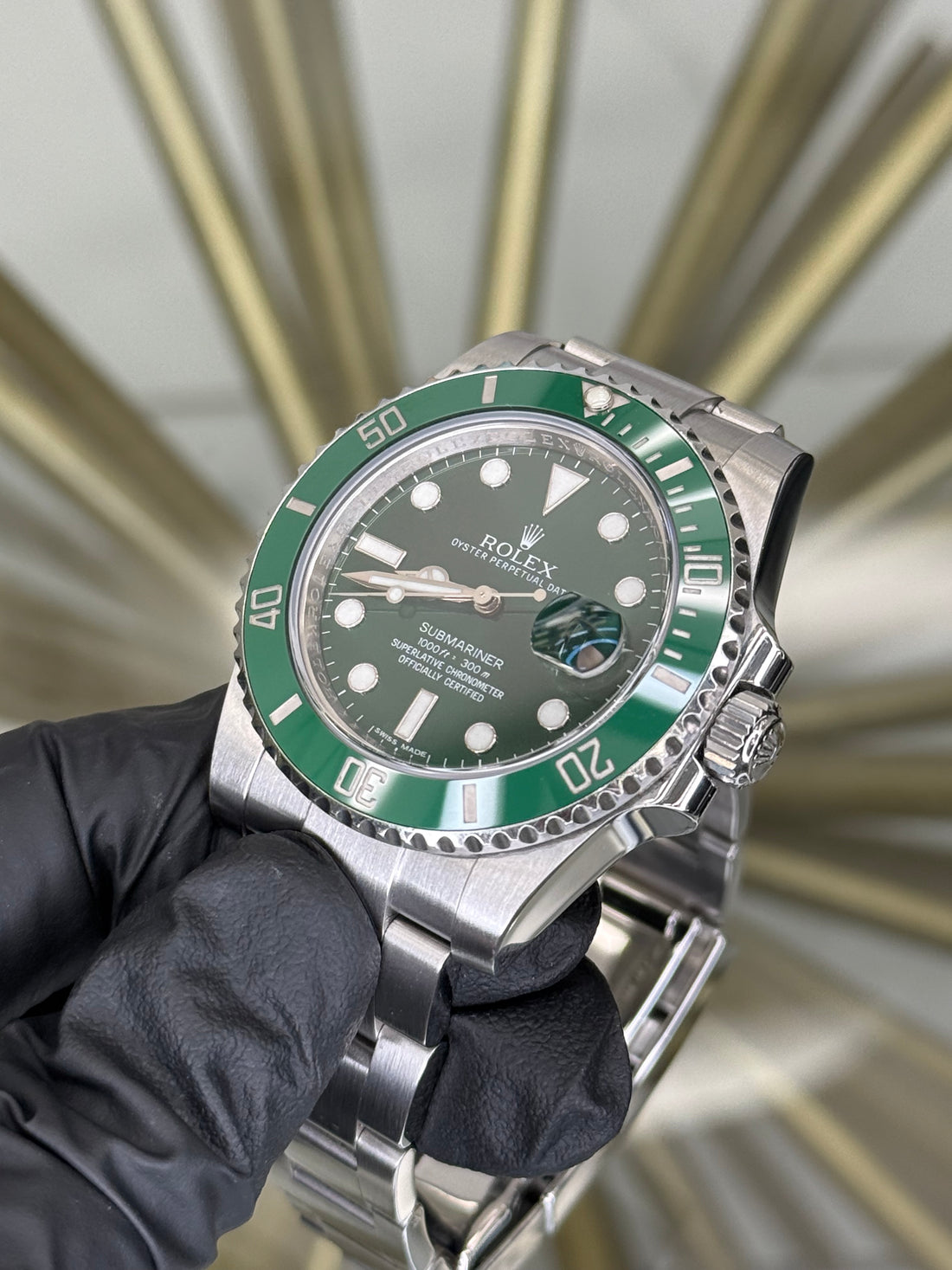 Rolex Submariner Hulk Green Dial on Oyster 116610LV 2026
