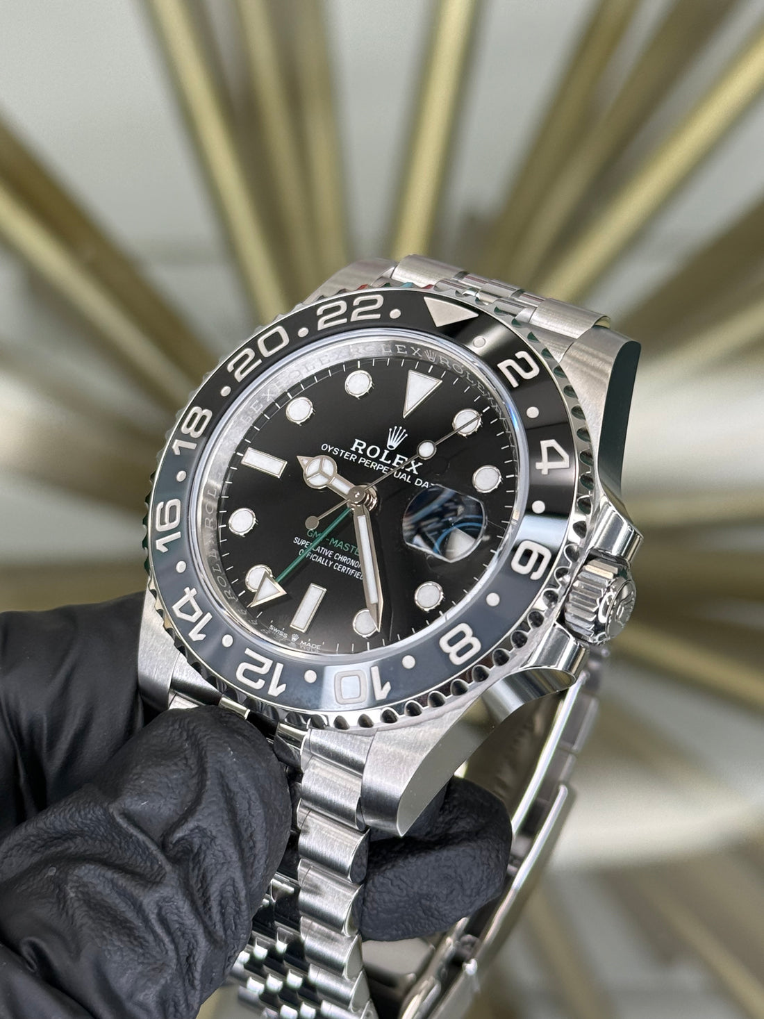 Rolex Bruce Wayne GMT-Master II Black Dial on Jubilee 126710GRNR 2026 Complete