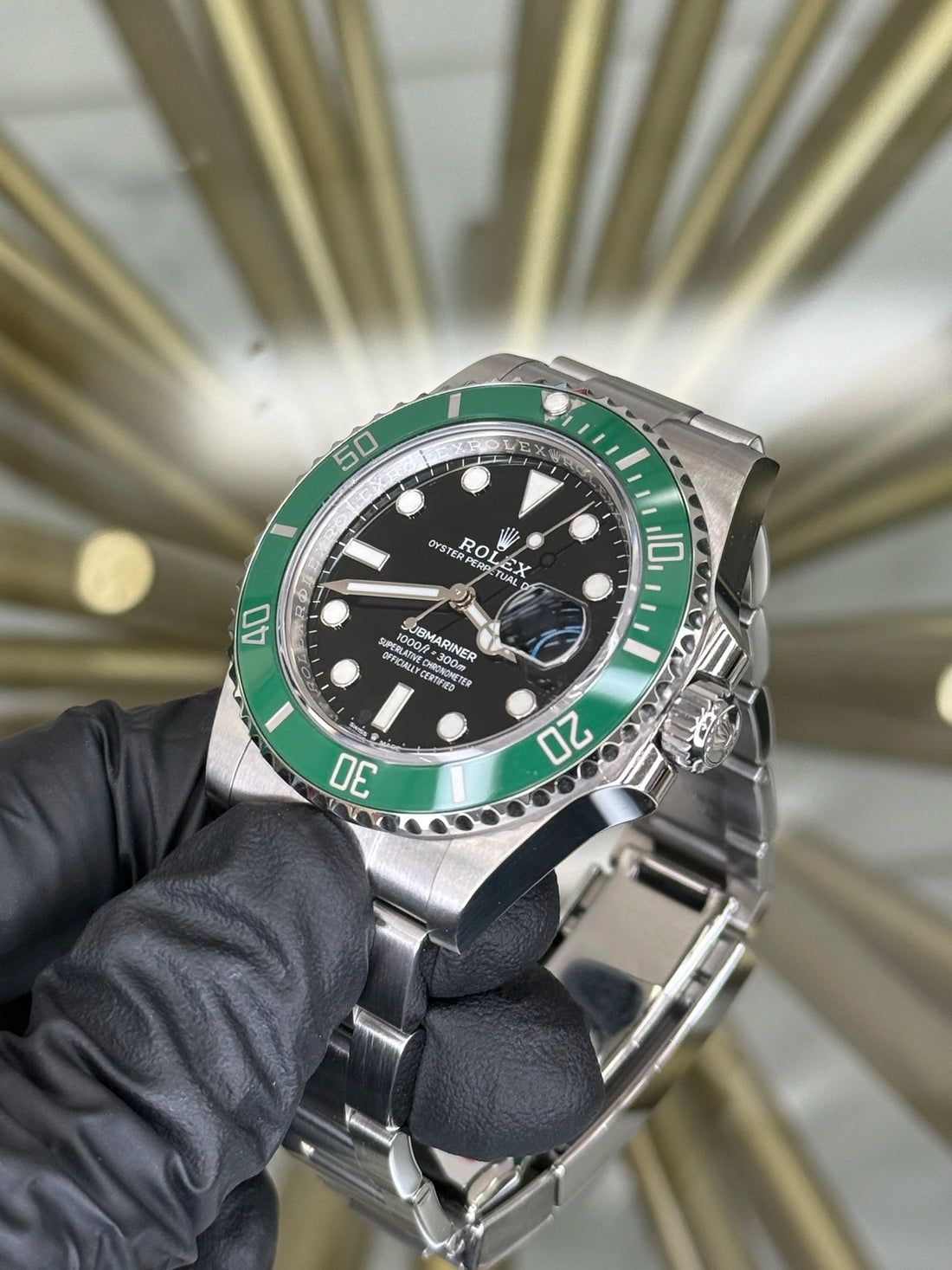 Rolex Submariner Black Dial on Oyster 126610LV 2023 Complete