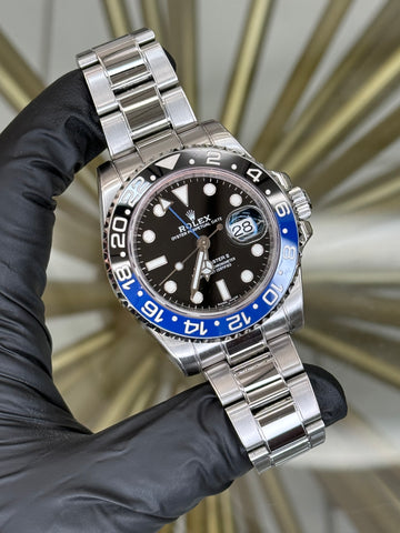 Rolex GMT-Master II 'Batman' Black Dial on Oyster 116710BLNR 2017 Complete