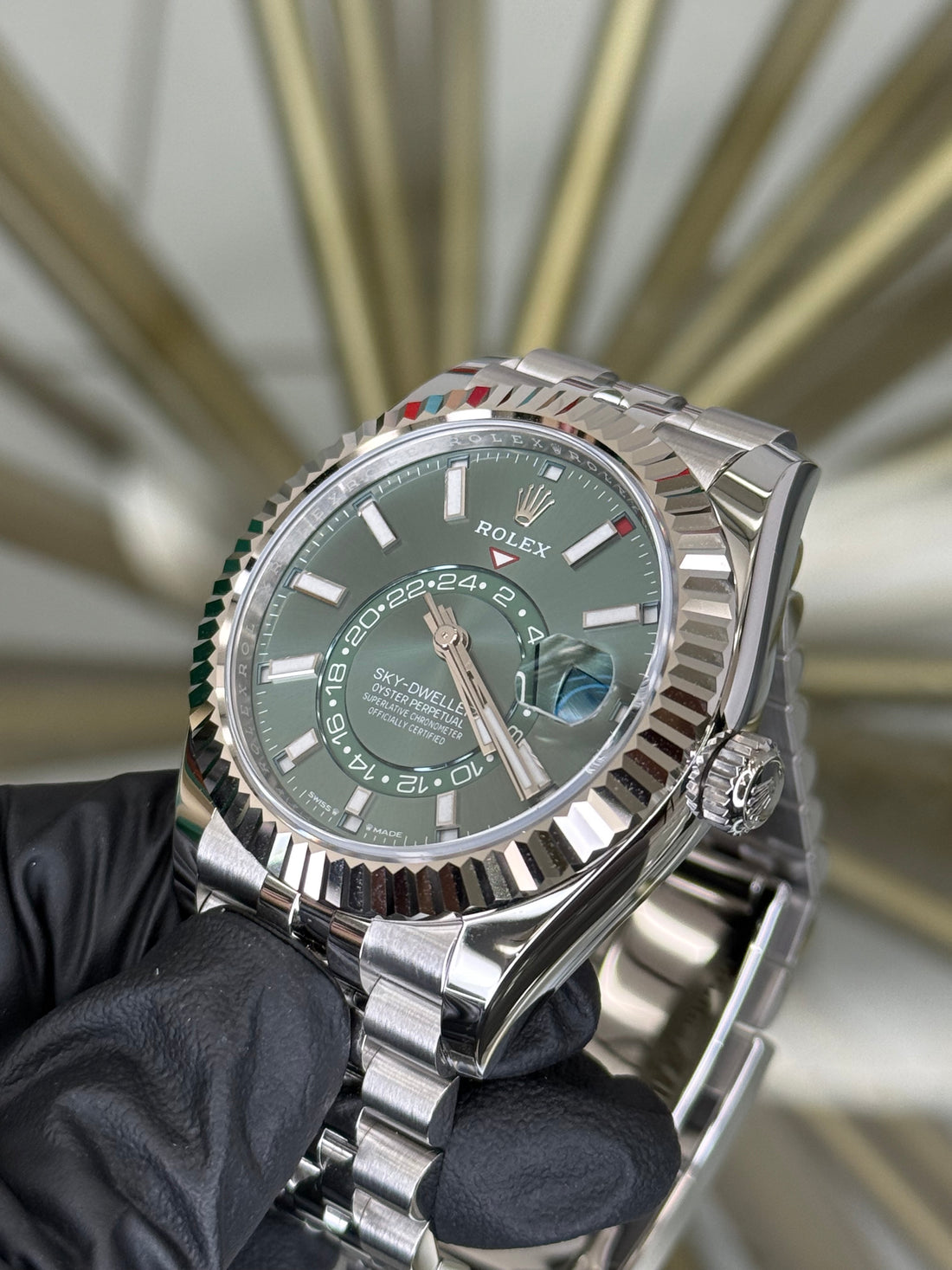 Rolex SkyDweller Mint Green Dial on Jubilee 336934 2026 Complete