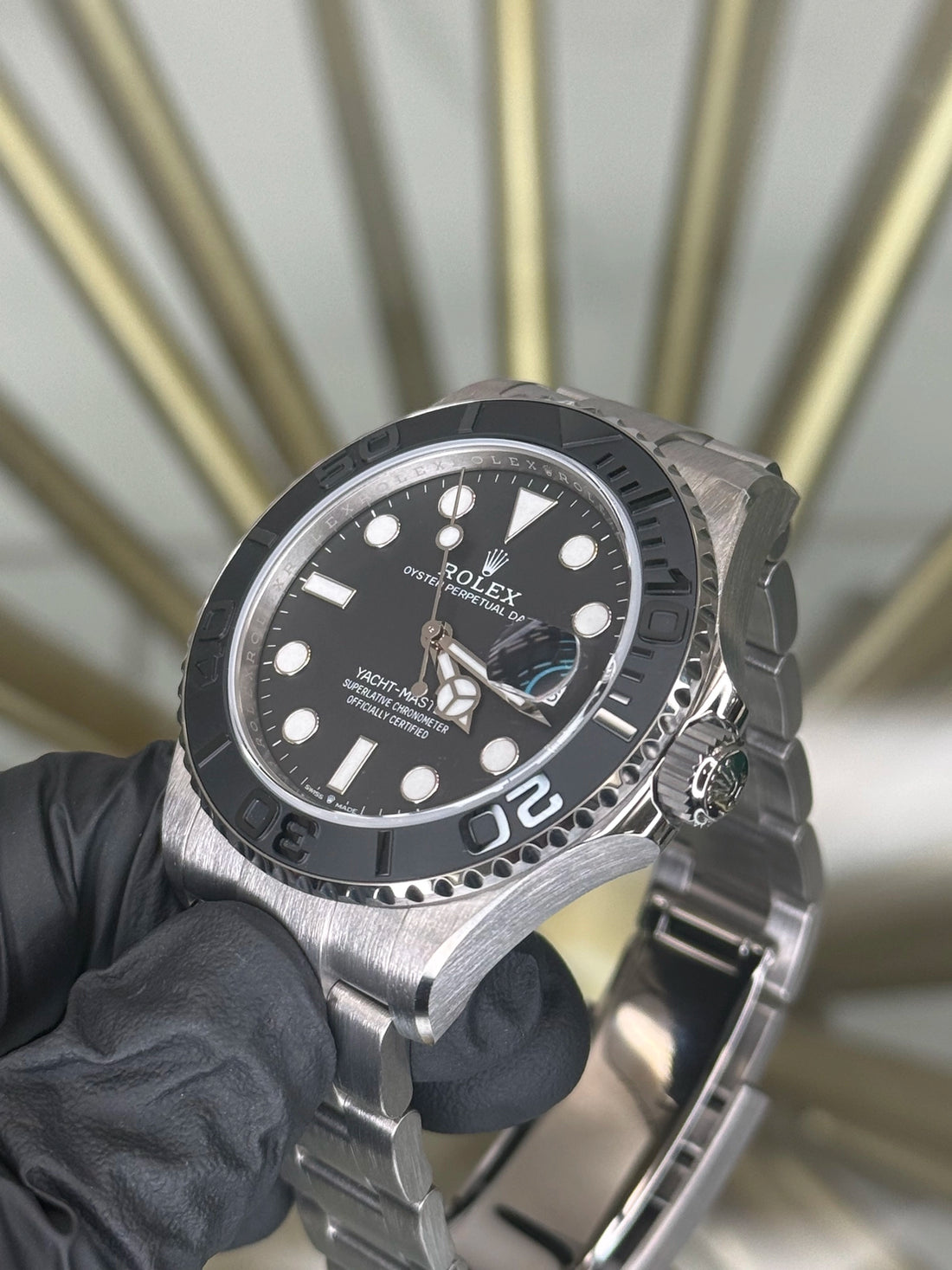Rolex Yacht-Master 42 Titanium Black Dial on Oyster 226627 2026 Complete
