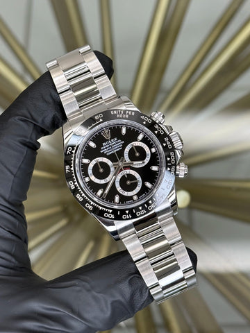 Rolex Daytona Black Dial on Oyster 116500LN 2018 Card