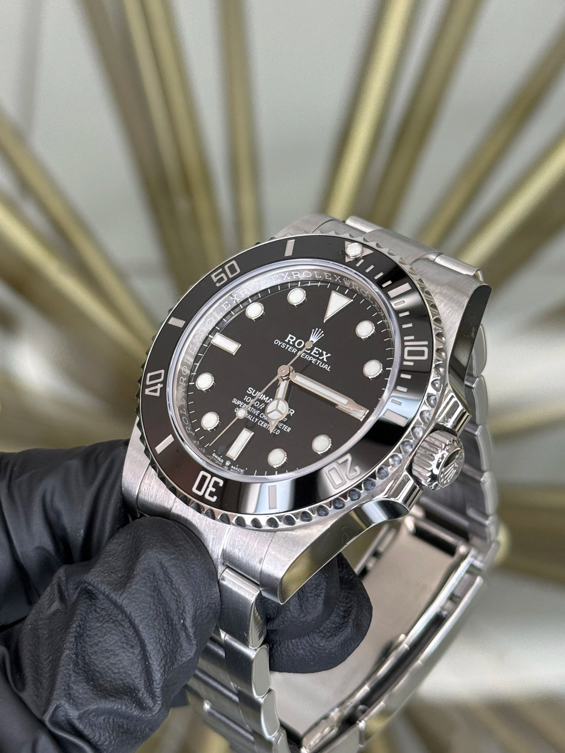 Rolex Submariner No-Date Black Dial on Oyster 124060 2023 Complete