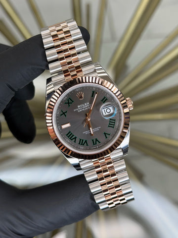 Rolex Datejust 41 Wimbledon Dial on Jubilee 126331 2026 Complete