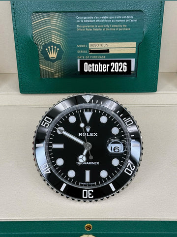 Rolex Submariner Date Desk Clock Black Dial on n/a 909010LN 2026 Complete