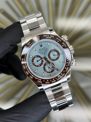 Rolex Daytona Ice Blue Index Dial on Oysterlock 116506