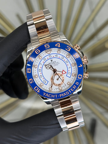 Rolex Yacht-Master II White Dial on Oyster 116681 2023 Card