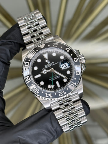 Rolex Bruce Wayne GMT-Master II Black Dial on Jubilee 126710GRNR 2026 Complete