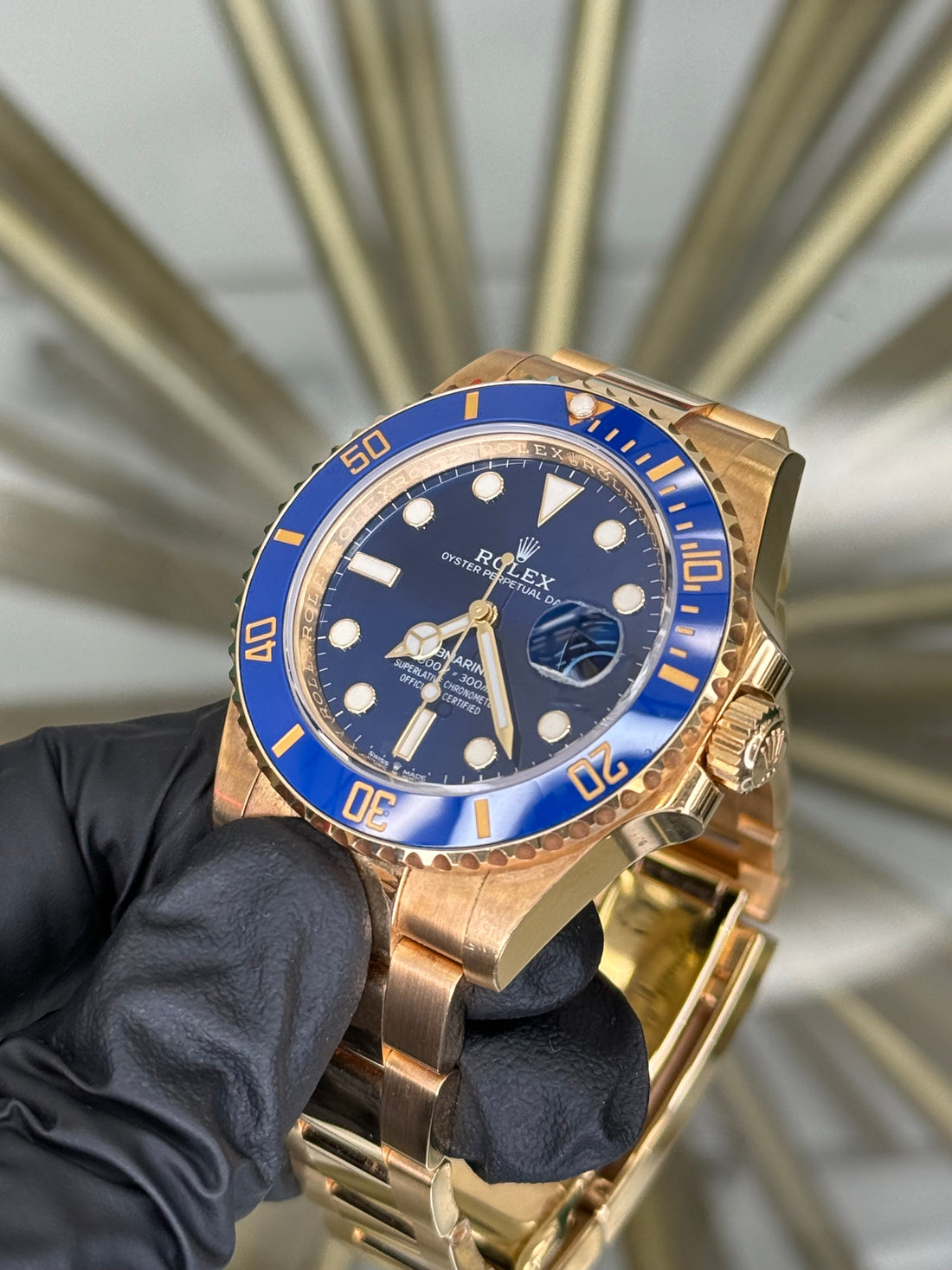 Rolex Submariner Blue Dial on Oyster 126618LB 2022 Complete