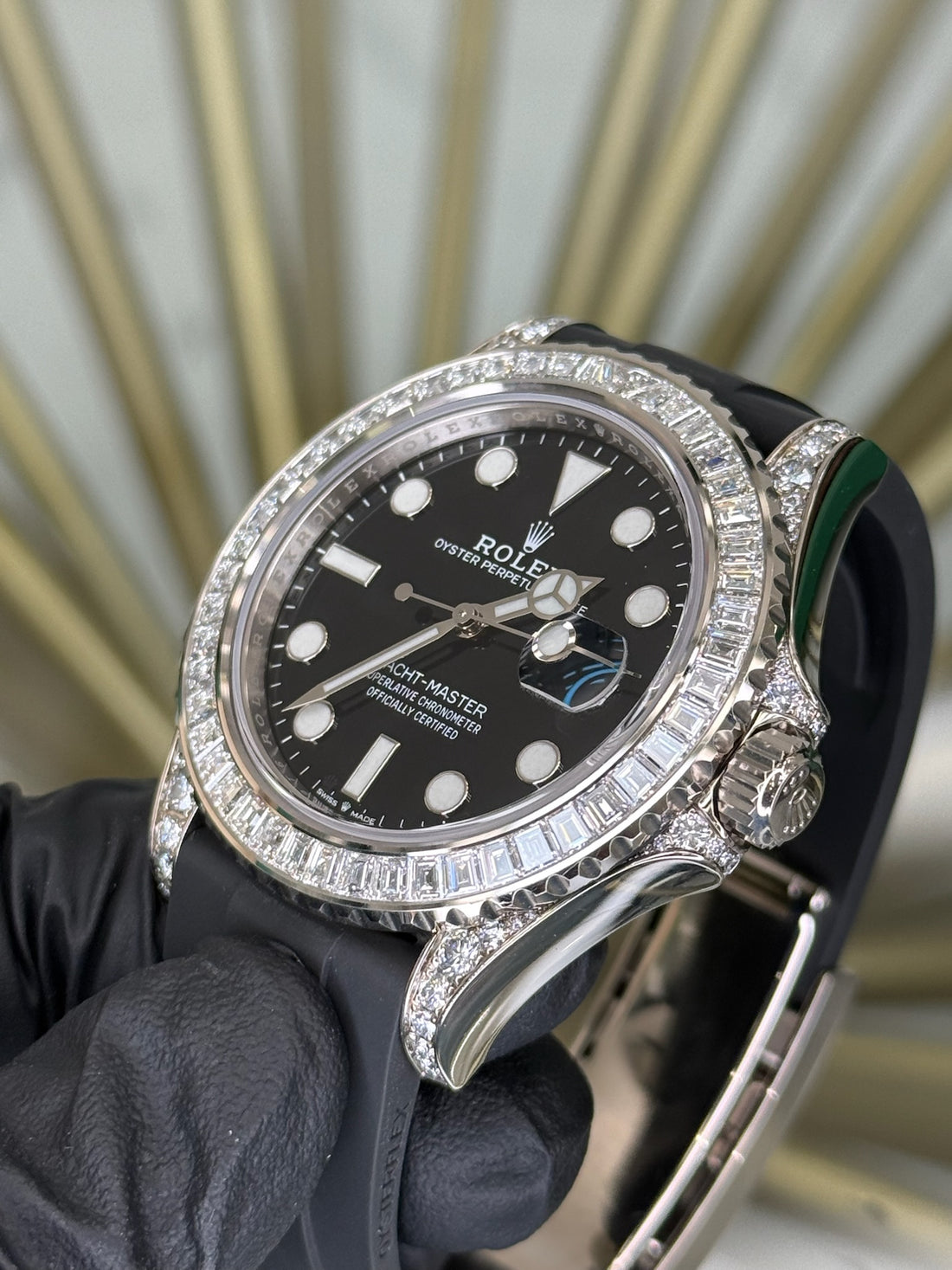 Rolex Yachtmaster 40MM Black Dial on Oysterflex 226679TBR 2021 Complete