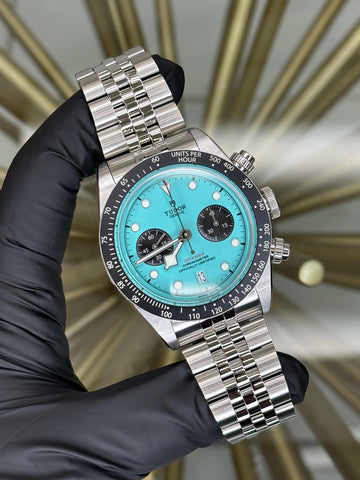 Tudor Black Bay Chrono Blue Flamingo Dial on 61580 M79360N-0024 2026 Complete
