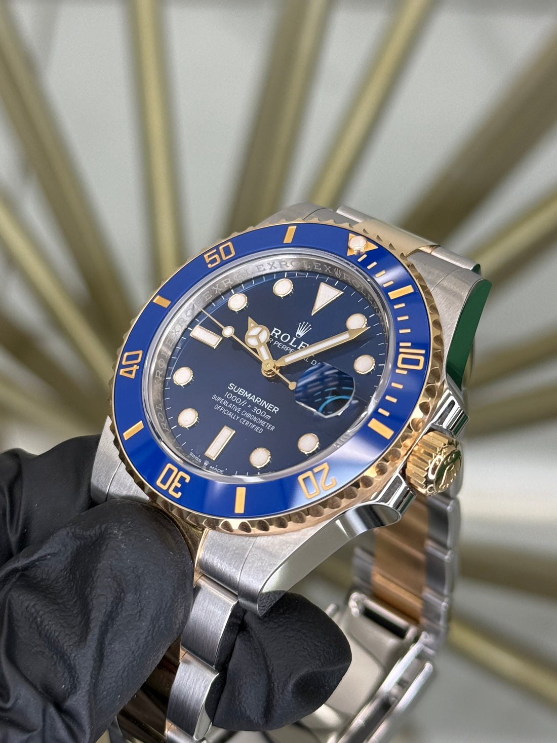 Rolex Submariner Blue Dial on Oyster 126613LB 2025 Card