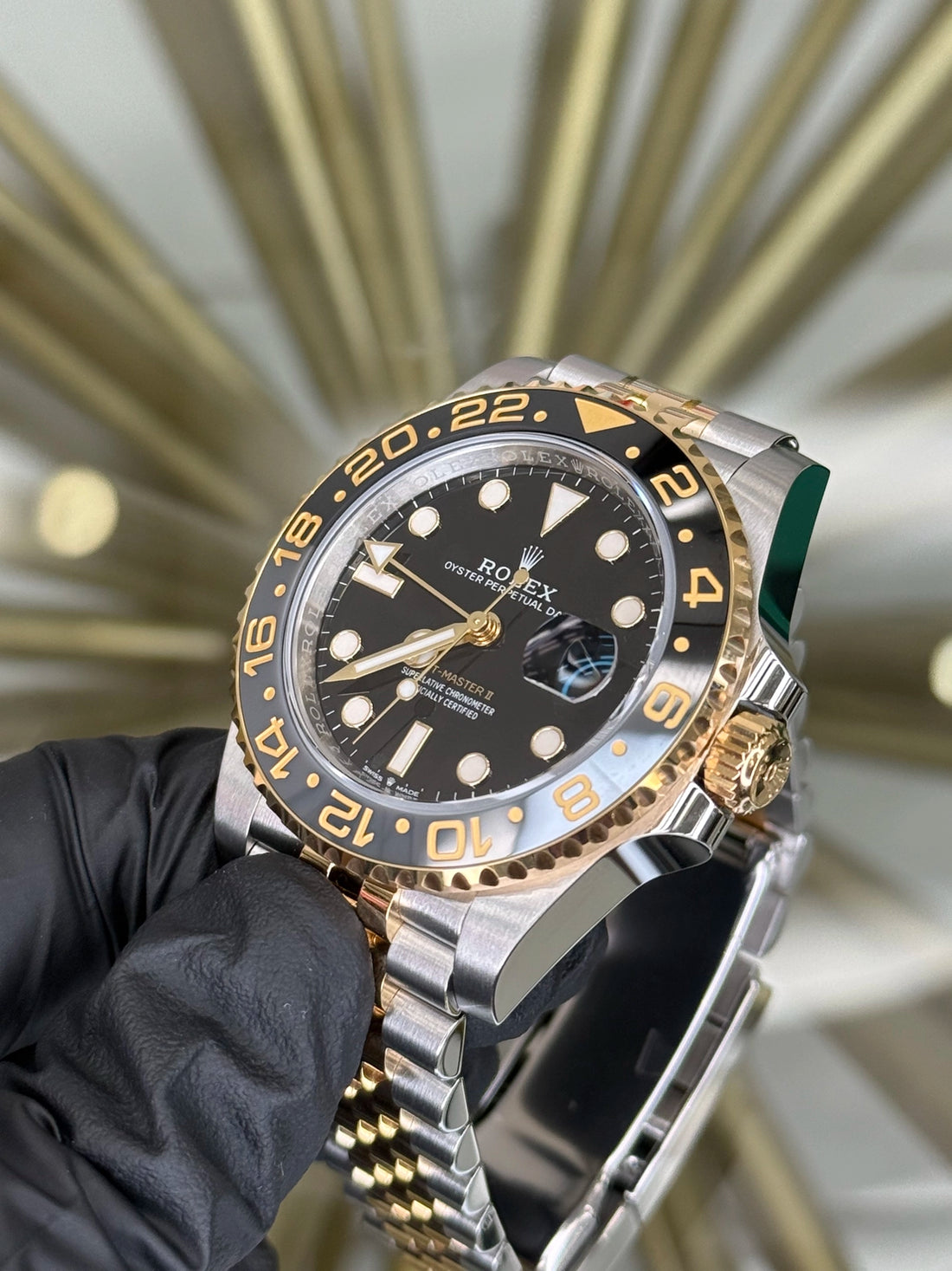 Rolex GMT-Master II Black “Bumblebee” Dial on Jubilee 126713GRNR 2026 Complete
