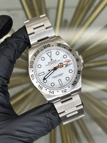 Rolex Explorer II White Dial on Oyster 226570 2026 Complete