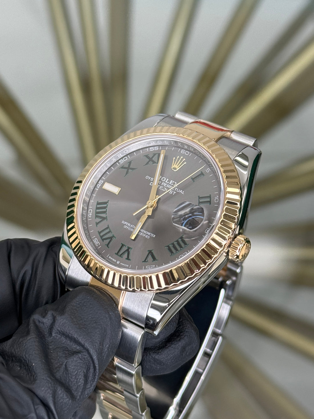 Rolex Datejust 41 Wimbledon Dial on Oyster 126333 2020 Complete