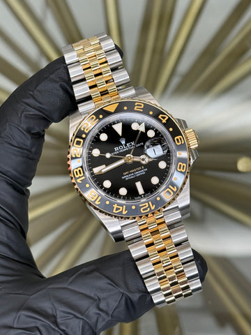 Rolex GMT-Master II Black Dial on Jubilee 126713GRNR 2025 Complete