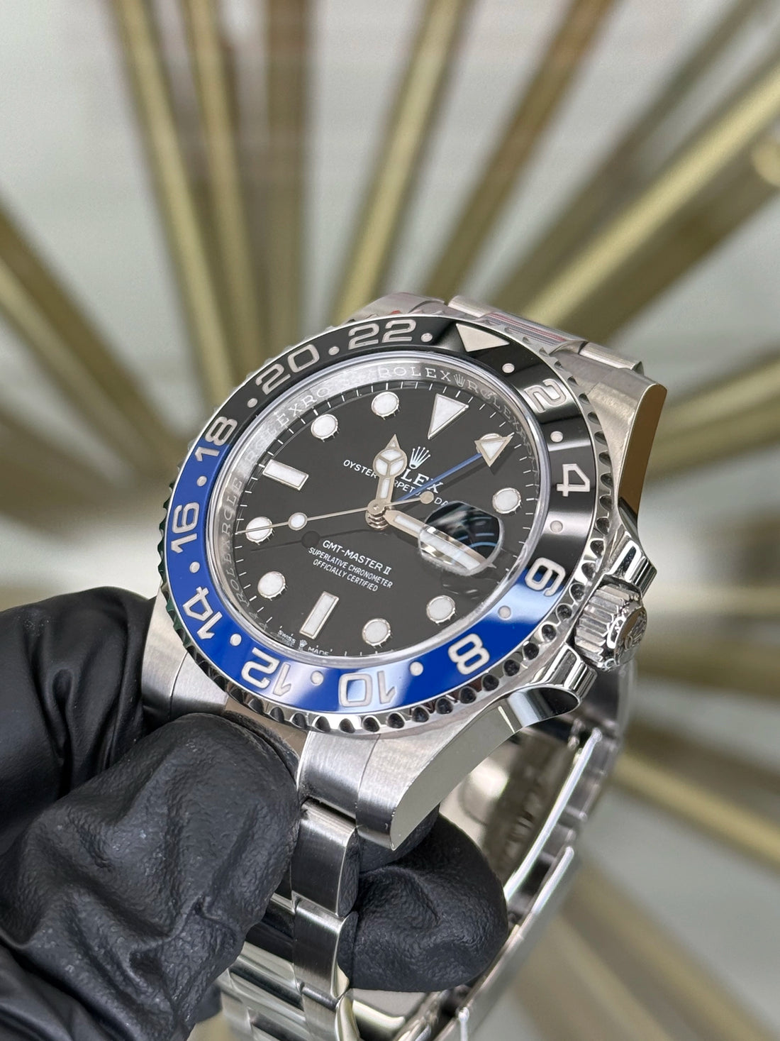 Rolex GMT-Master II Batman Black Dial on Oyster 126710BLNR 2023 Complete