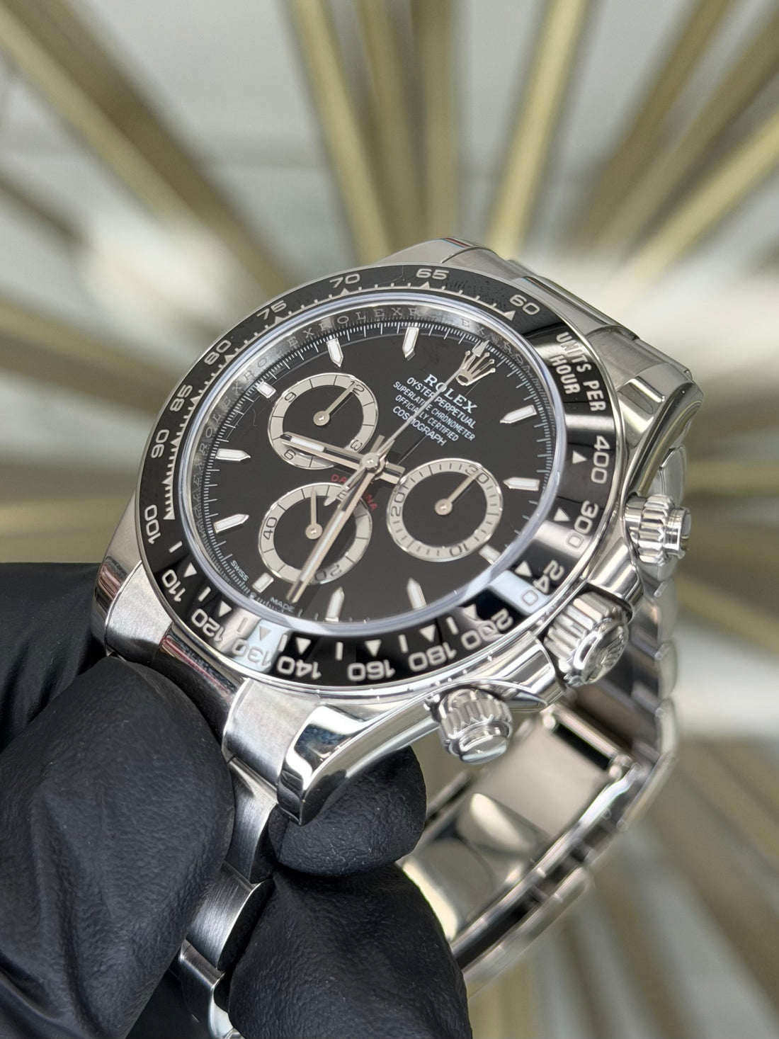 Rolex Daytona Black Dial on Oyster 126500LN 2025 Card