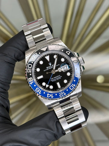 Rolex GMT-Master II Batman Black Dial on Oyster 126710BLNR 2024 Complete