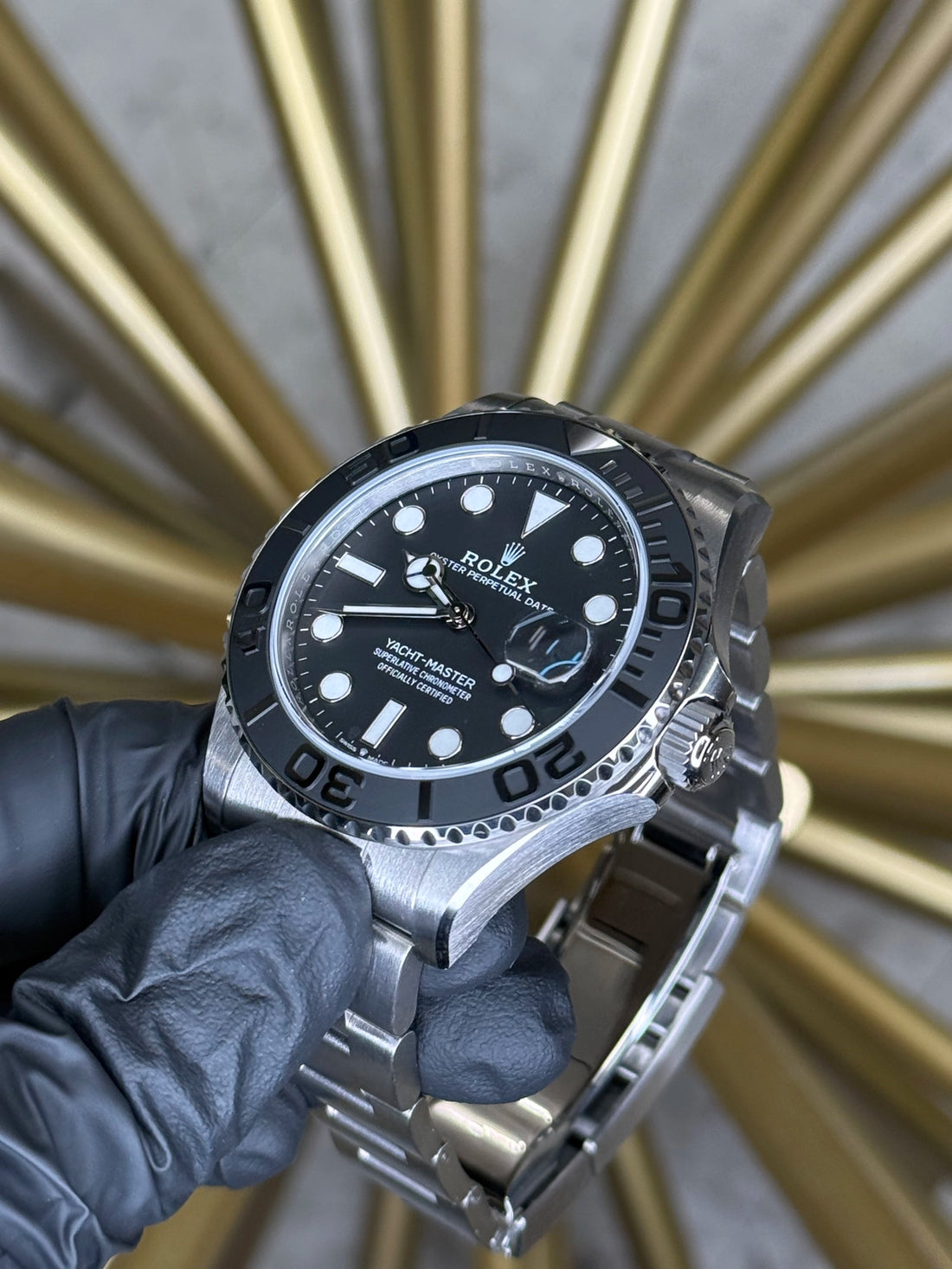 Rolex Rlx Titanium Yacht-Master 42 Black Dial on Oyster 226627 2026 Complete