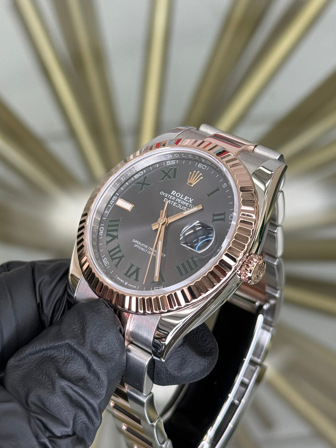 Rolex Datejust 41 Wimbledon Dial on Oyster 126331 2019 Complete