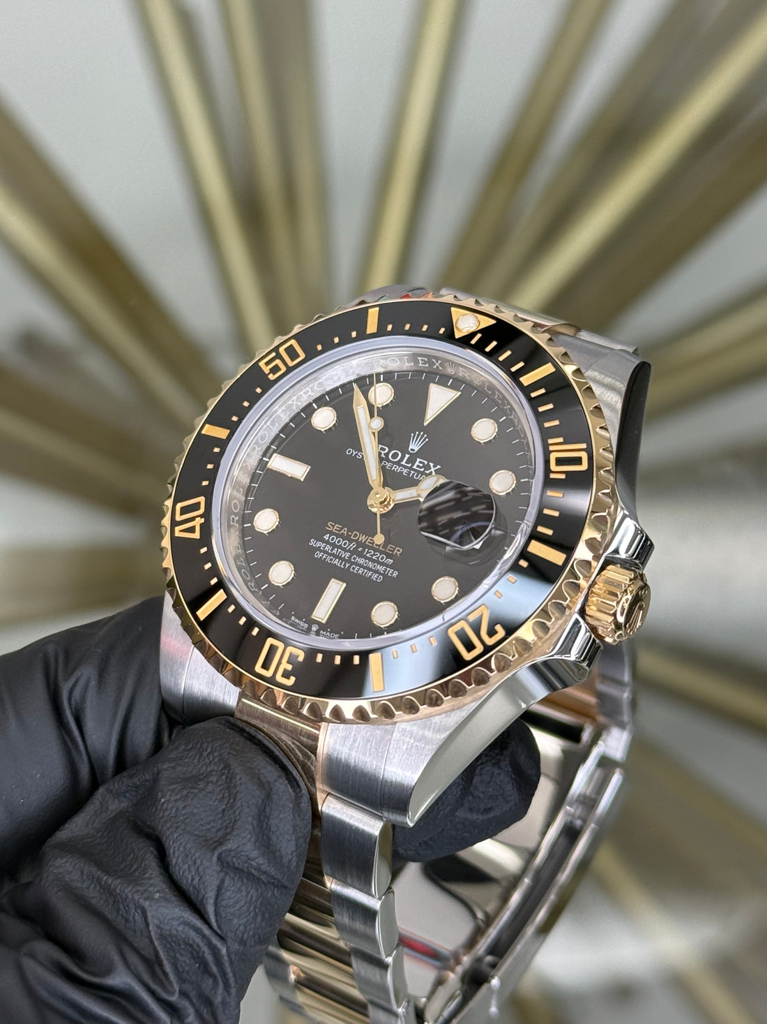 Rolex Sea-Dweller 43 Black Dial on Oyster 126603 2021 Card
