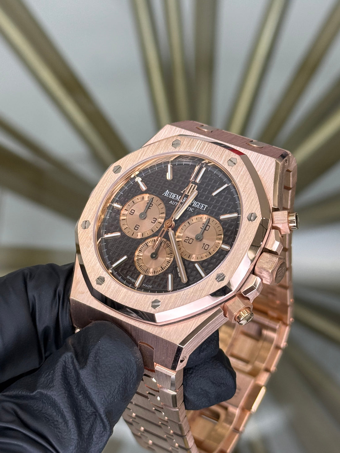 Audemars Piguet Royal Oak Chronograph Chocolate Dial on Bracelet 26331OR.OO.1220OR.01 2019 Complete