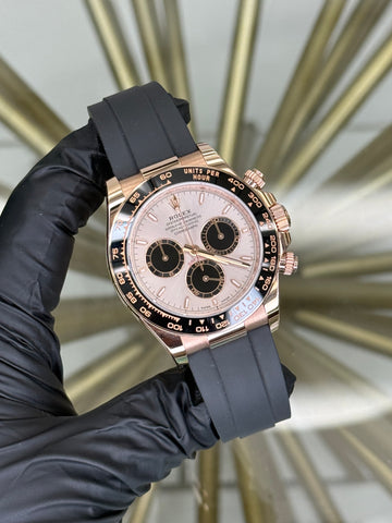 Rolex Daytona Sundust Dial on Oysterflex 126515LN 2024 Complete