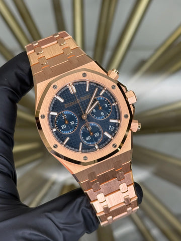 Audemars Piguet Royal Oak Chronograph Blue Dial on Bracelet (Converted) 26240OR.OO.1320OR.01 2023 Complete