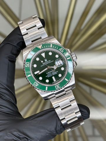 Rolex Submariner Hulk Green Dial on Oyster 116610LV