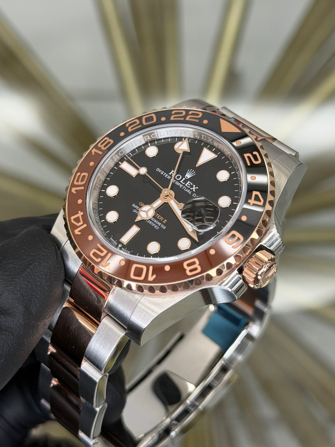 Rolex GMT-Master II "Root Beer" Rootbeer Dial on Oyster 126711CHNR 2025 Complete