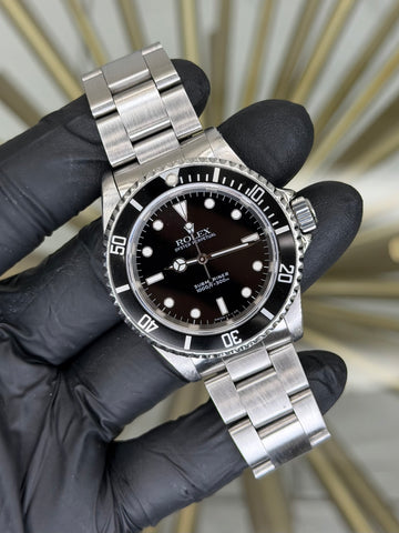 Rolex Submariner No Date Black Dial on Oyster 14060