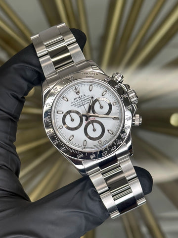 Rolex Daytona White APH Dial on Oyster 116520 2020 Card