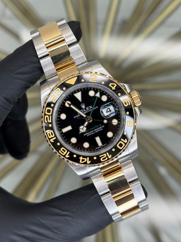 Rolex GMT-Master II OG Bumblebee Dial on Oyster 116713LN 2017 Card