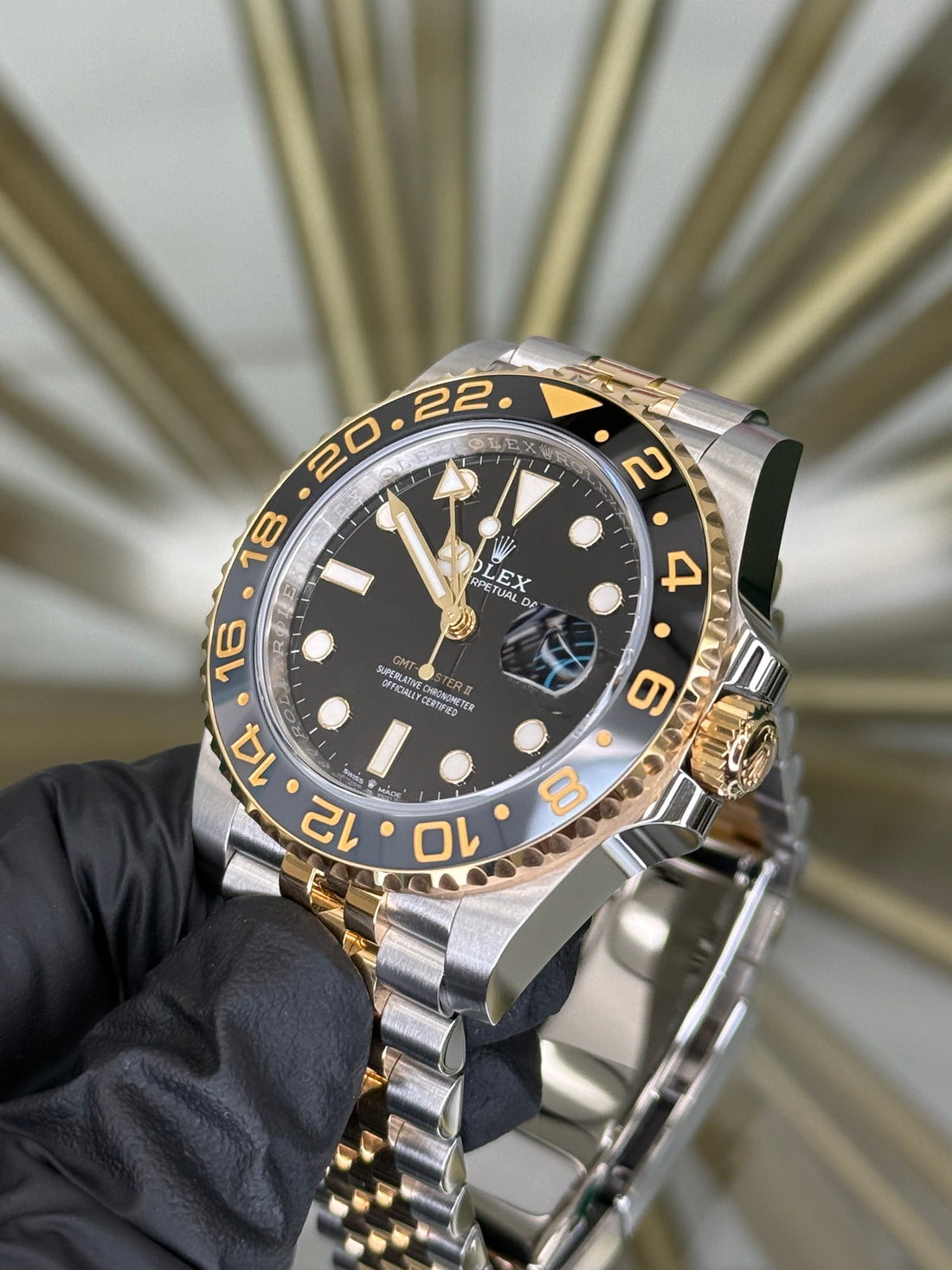 Rolex GMT-Master II Black “Bumblebee” Dial on Jubilee 126713GRNR 2026 Complete