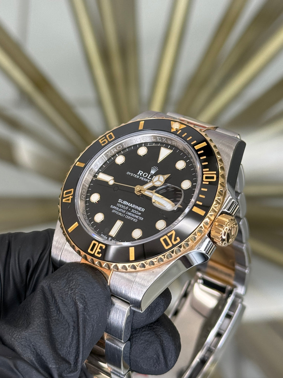 Rolex Submariner Black Dial on Oyster 126613LN 2020 Card