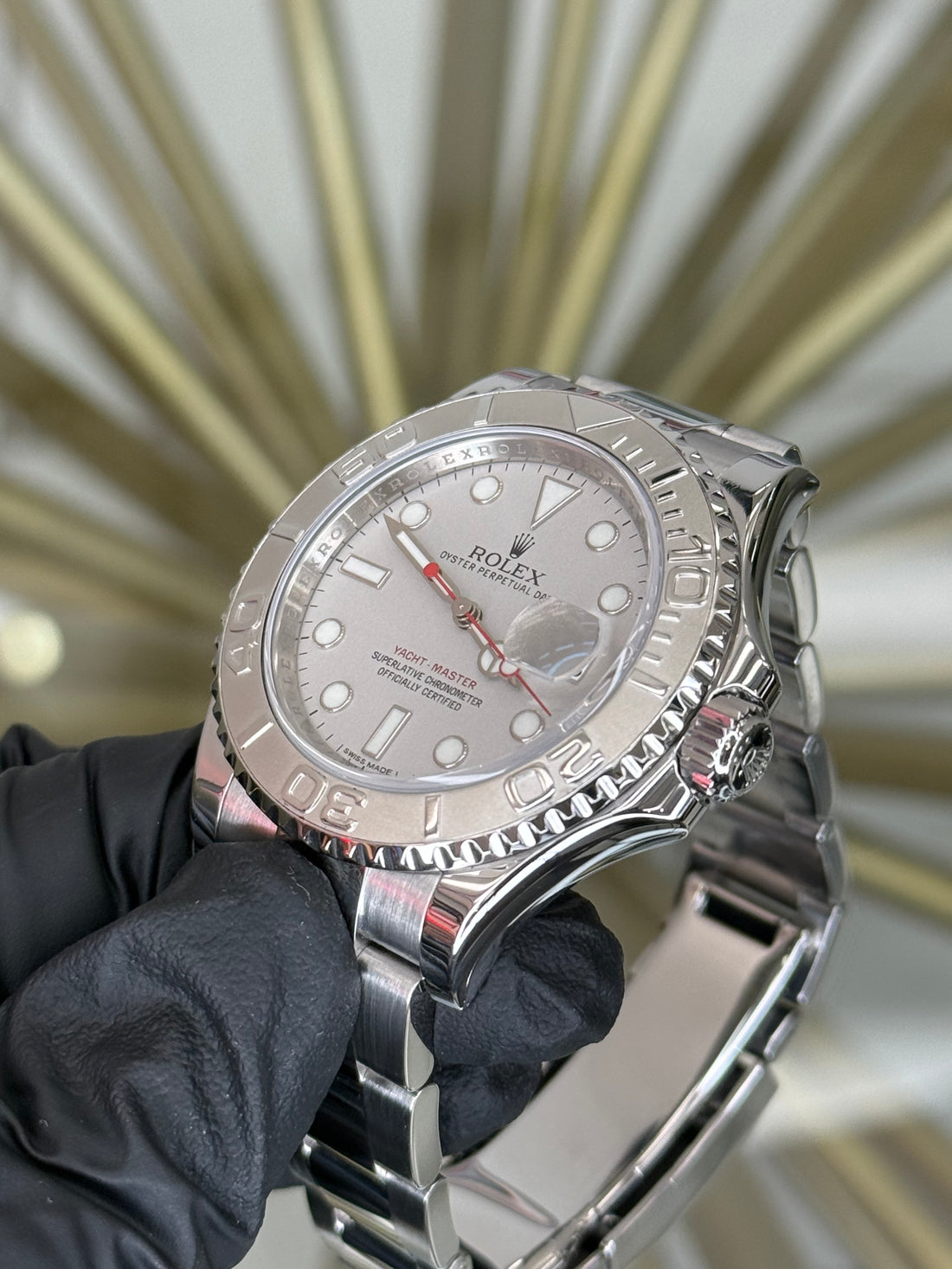Rolex Yacht-Master Rhodium Dial on Oyster 116622