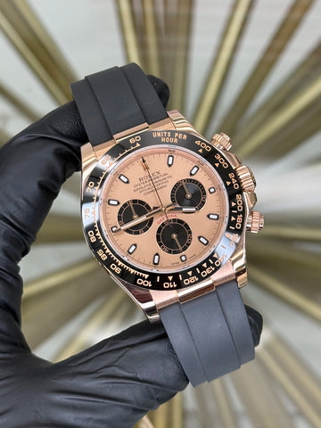 Rolex Daytona Sundust Dial on Oysterflex 116515 2017 Complete