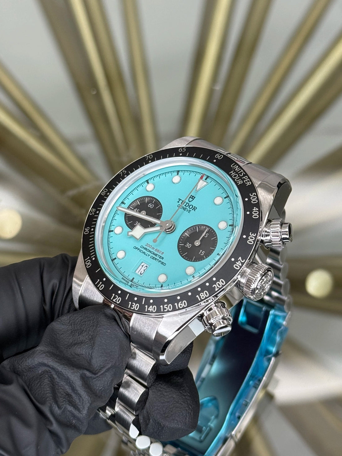 Tudor Black Bay Chrono Blue Flamingo Dial on 61580 M79360N-0024 2026 Complete