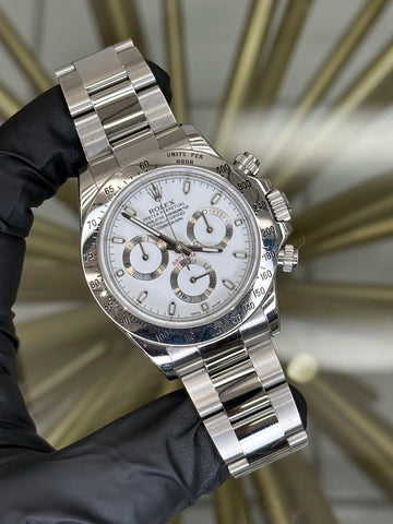 Rolex Daytona White APH Dial Dial on Oyster 116520 2014 Complete