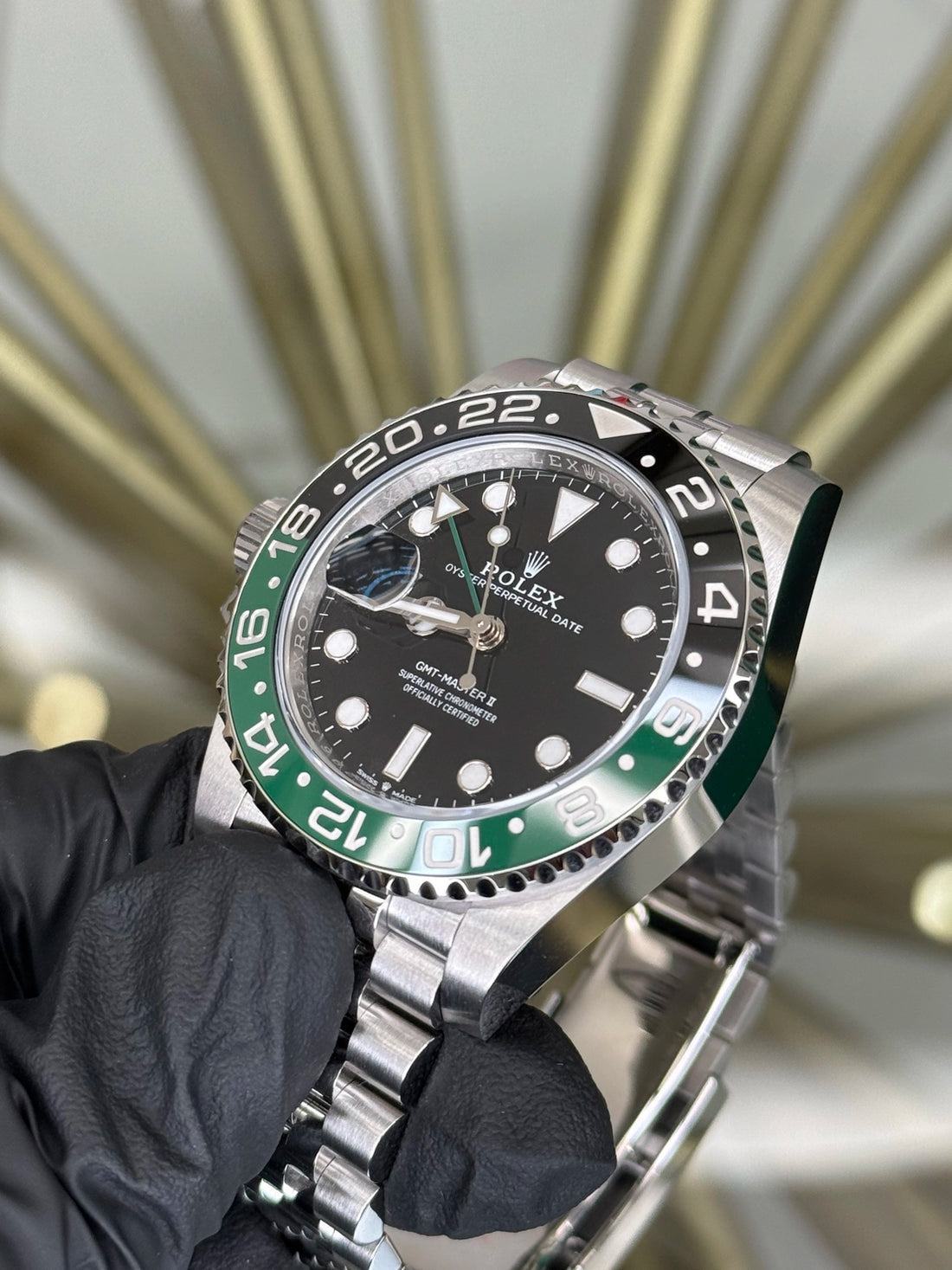 Rolex GMT-Master II "Sprite" Black Dial on Jubilee 126720VTNR 2026 Complete