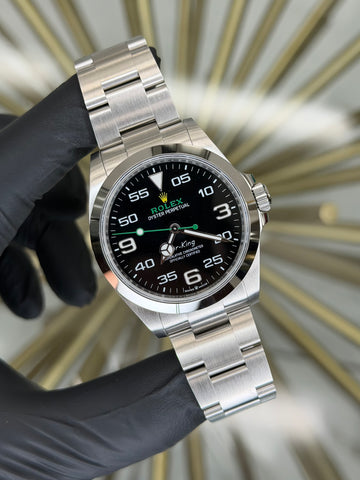 Rolex Airking Black Dial on Oyster 126900 2026 Complete