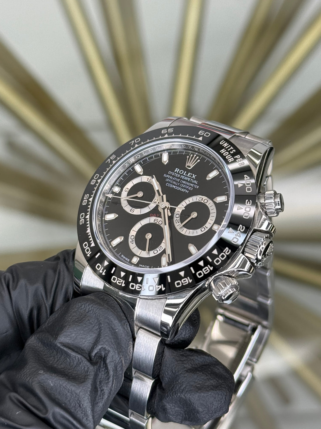 Rolex Daytona Black Dial on Oyster 116500LN 2022 Card